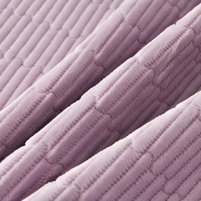 91家纺网 家纺一手货源 找家纺 馨梦缘 2025新款牛奶绒数码印花四件套 玫瑰时光-紫