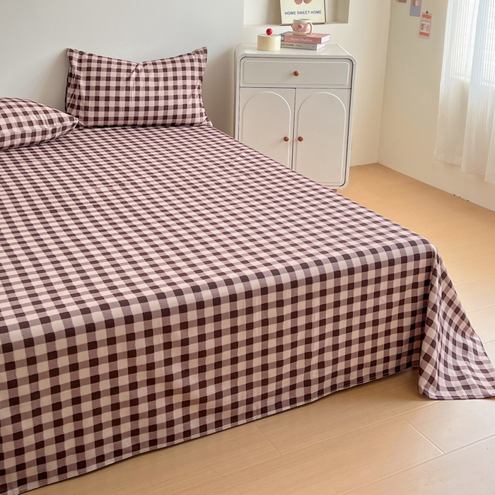 91家纺网 家纺一手货源 找家纺 感遇 2025新款全棉磨毛A类床单床笠三件套 微暖