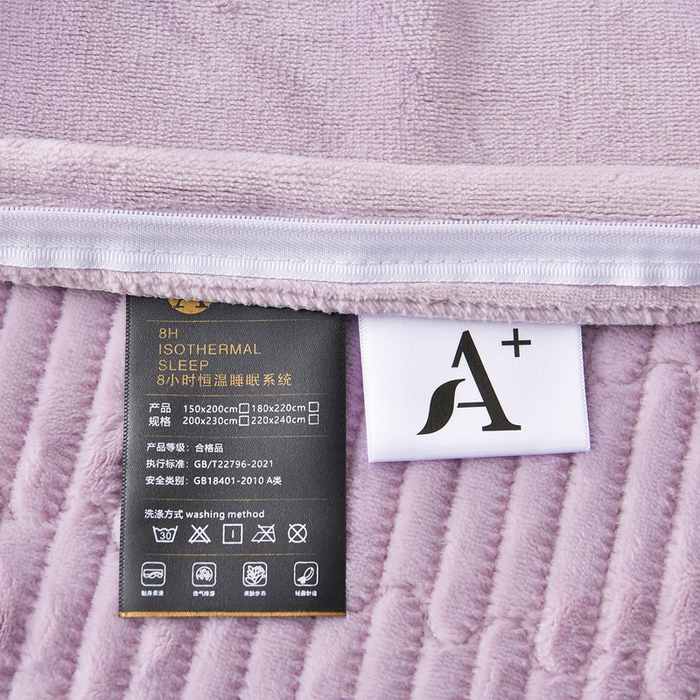 91家纺网 家纺一手货源 找家纺 馨梦缘 2025新款牛奶绒数码印花四件套 秘境-紫