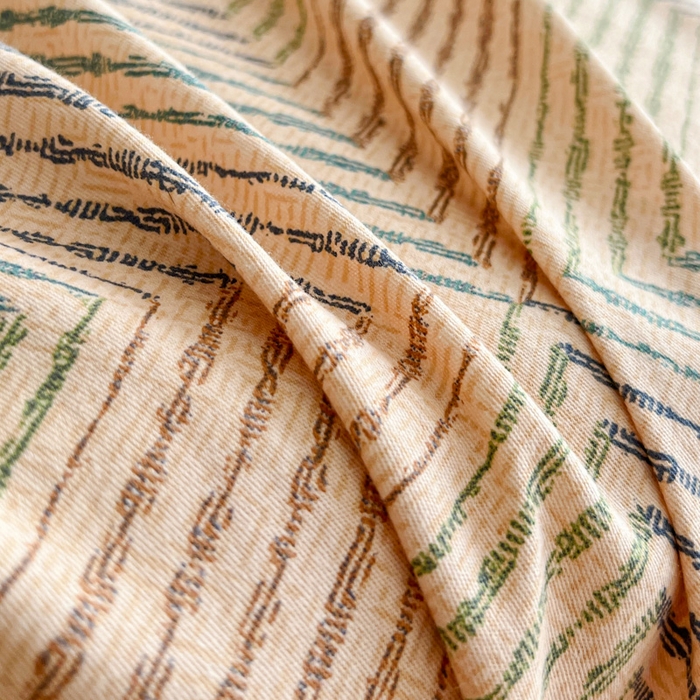 91家纺网 家纺一手货源 找家纺 感遇 2025新款全棉磨毛A类床单床笠三件套 旋律