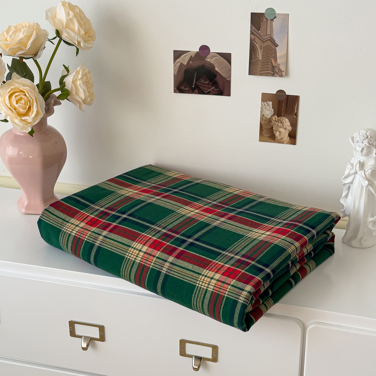 91家纺网 家纺一手货源 找家纺 （总）对白 2025新款32支全棉色织水洗棉单品被套