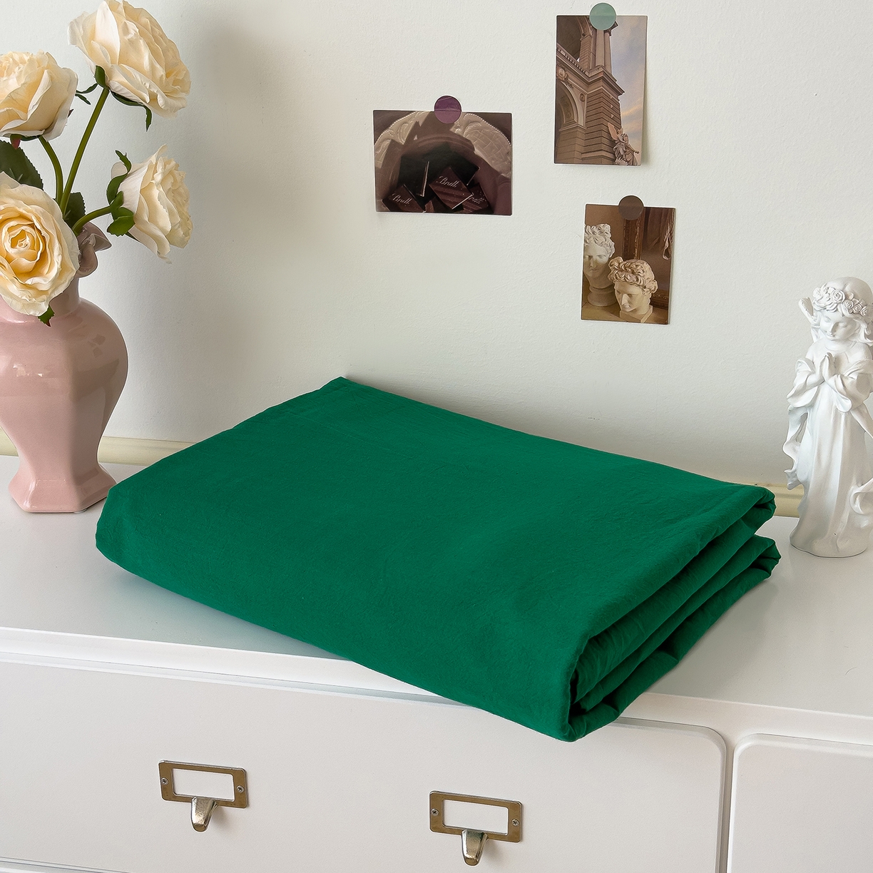 91家纺网 家纺一手货源 找家纺 （总）对白 2025新款32支全棉色织水洗棉单品被套