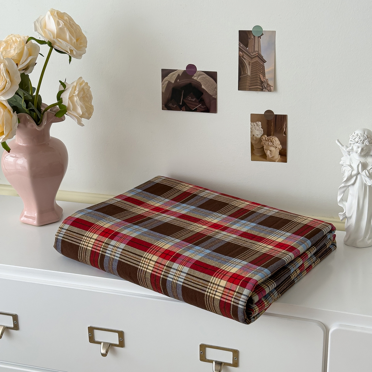 91家纺网 家纺一手货源 找家纺 （总）对白 2025新款32支全棉色织水洗棉单品被套