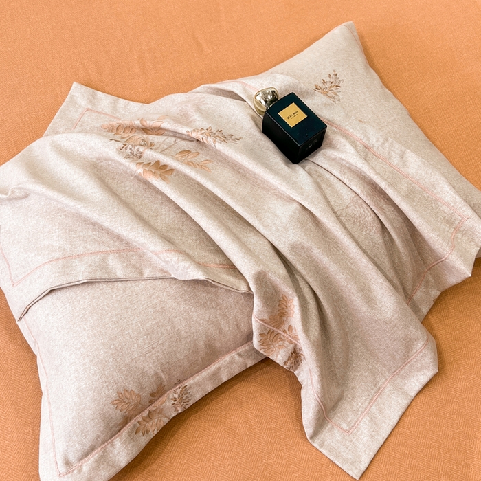 91家纺网 家纺一手货源 找家纺 凌鼎 2025新款喷气加厚磨毛四件套系列1 静初咖