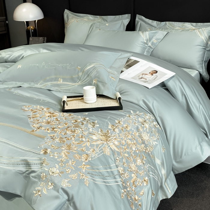 91家纺网 家纺一手货源 找家纺 （总）置顶家纺 2025新款全棉纯棉刺绣四件套迪奥系列