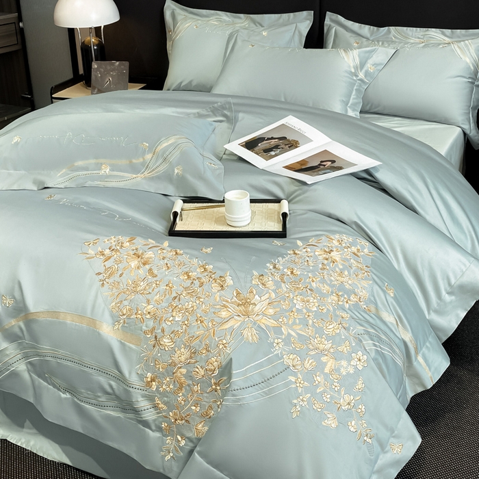 91家纺网 家纺一手货源 找家纺 （总）置顶家纺 2025新款全棉纯棉刺绣四件套迪奥系列