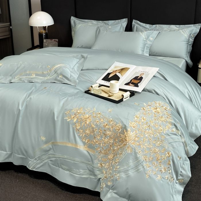 91家纺网 家纺一手货源 找家纺 （总）置顶家纺 2025新款全棉纯棉刺绣四件套迪奥系列