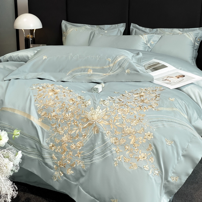 91家纺网 家纺一手货源 找家纺 （总）置顶家纺 2025新款全棉纯棉刺绣四件套迪奥系列