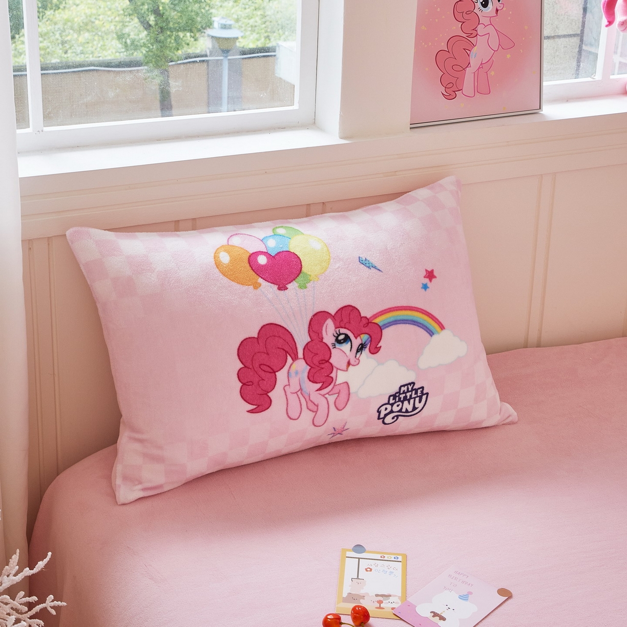 91家纺网 家纺一手货源 找家纺 蘭菲家纺 2025新款小马宝莉牛奶绒四件套 摩登-宝莉