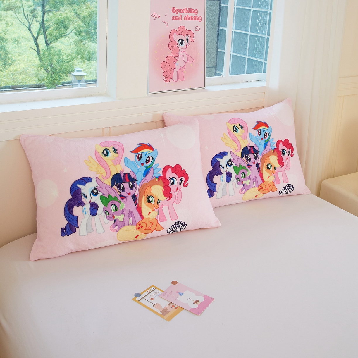 91家纺网 家纺一手货源 找家纺 （总）蘭菲家纺 2025新款小马宝莉牛奶绒单枕套 枕套单件