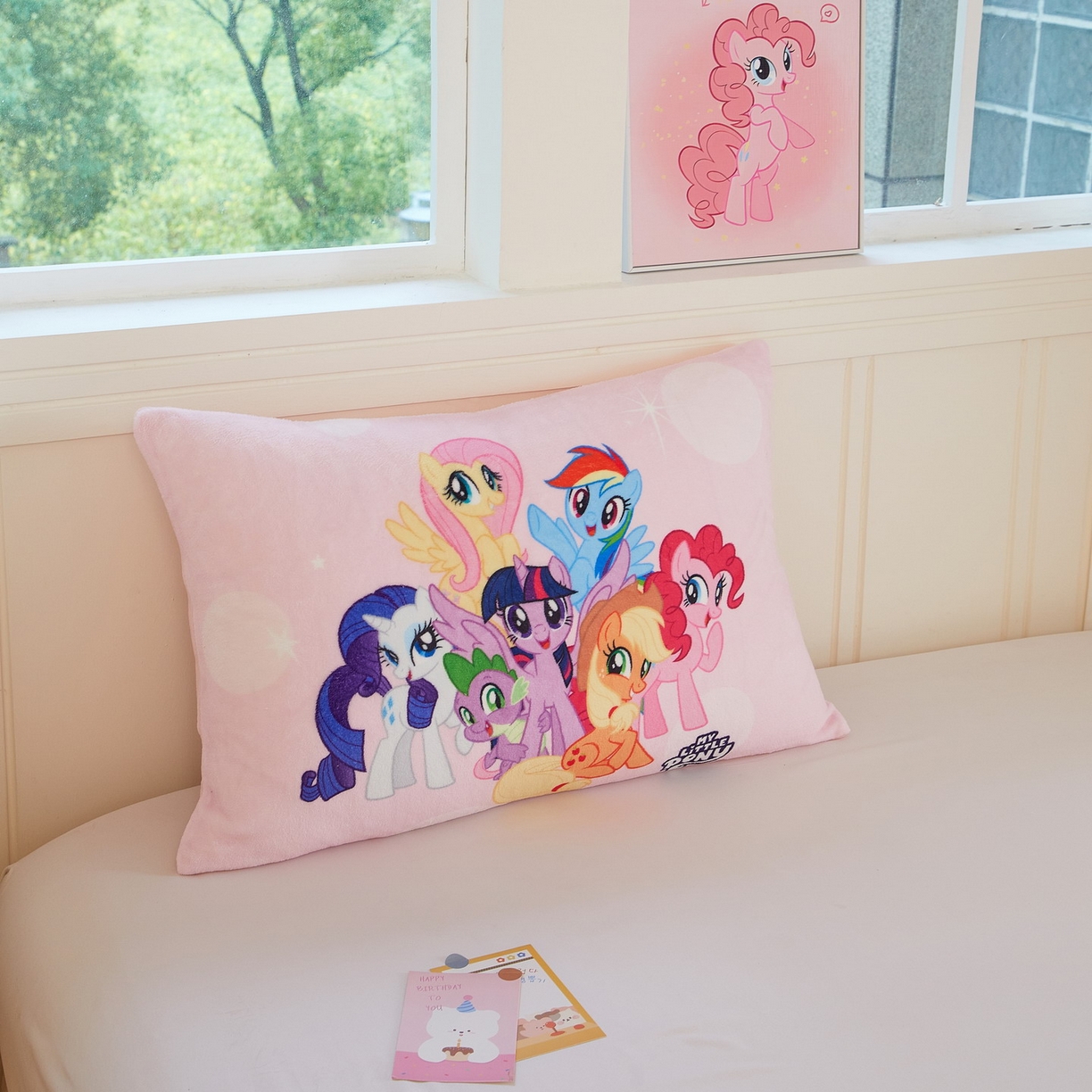 91家纺网 家纺一手货源 找家纺 （总）蘭菲家纺 2025新款小马宝莉牛奶绒单枕套 枕套单件