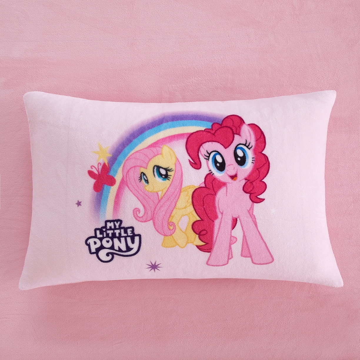 91家纺网 家纺一手货源 找家纺 （总）蘭菲家纺 2025新款小马宝莉牛奶绒单枕套 枕套单件