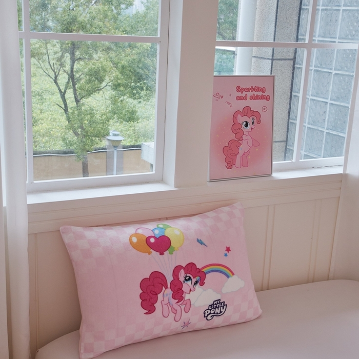 91家纺网 家纺一手货源 找家纺 蘭菲家纺 2025新款小马宝莉牛奶绒单枕套 枕套单件 摩登-宝莉