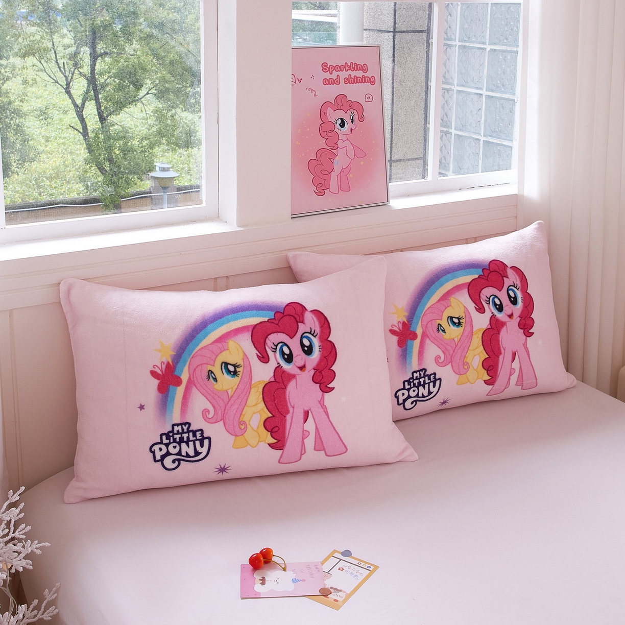 91家纺网 家纺一手货源 找家纺 蘭菲家纺 2025新款小马宝莉牛奶绒单枕套 枕套单件 伙伴-宝莉