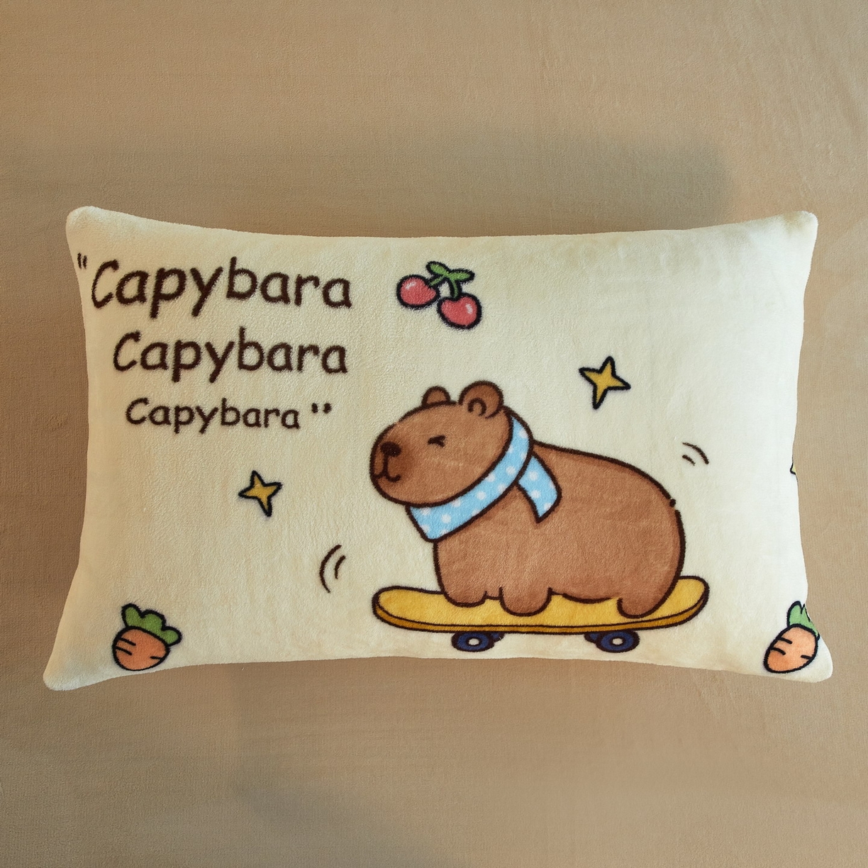 91家纺网 家纺一手货源 找家纺 （总）蘭菲家纺 2025新款卡皮巴拉牛奶绒四件套