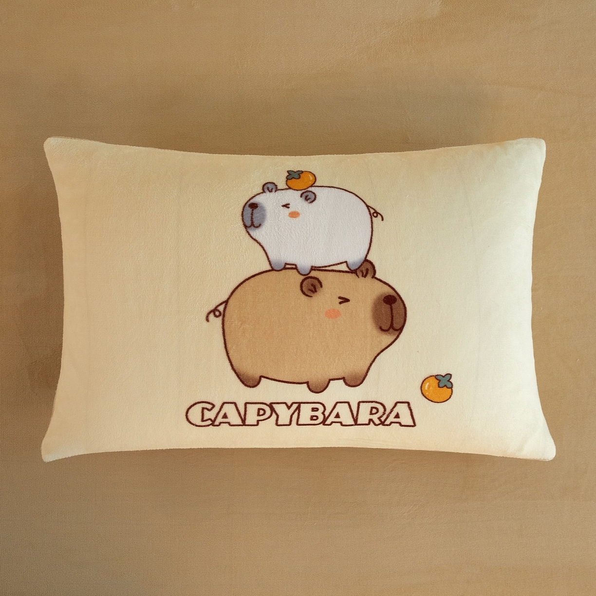 91家纺网 家纺一手货源 找家纺 蘭菲家纺 2025新款卡皮巴拉牛奶绒四件套 沉浸式