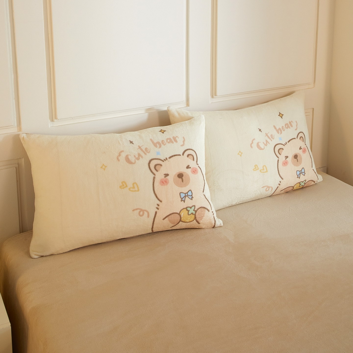 91家纺网 家纺一手货源 找家纺 蘭菲家纺 2025新款卡皮巴拉牛奶绒四件套 大美豚