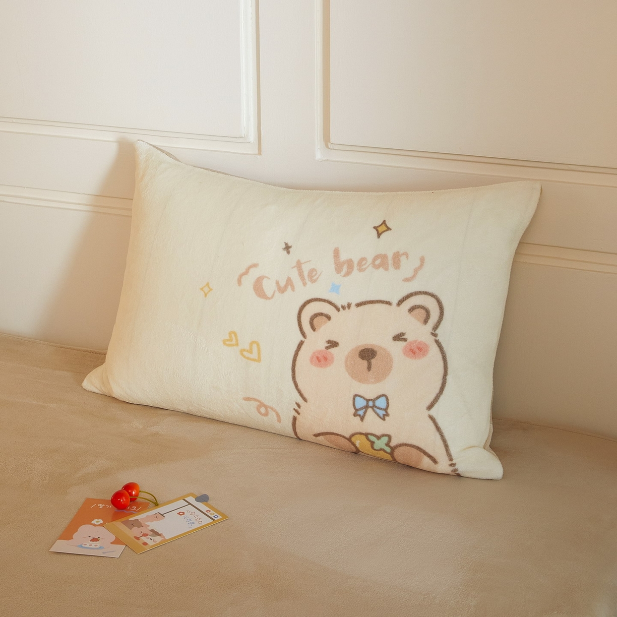 91家纺网 家纺一手货源 找家纺 蘭菲家纺 2025新款卡皮巴拉牛奶绒四件套 大美豚