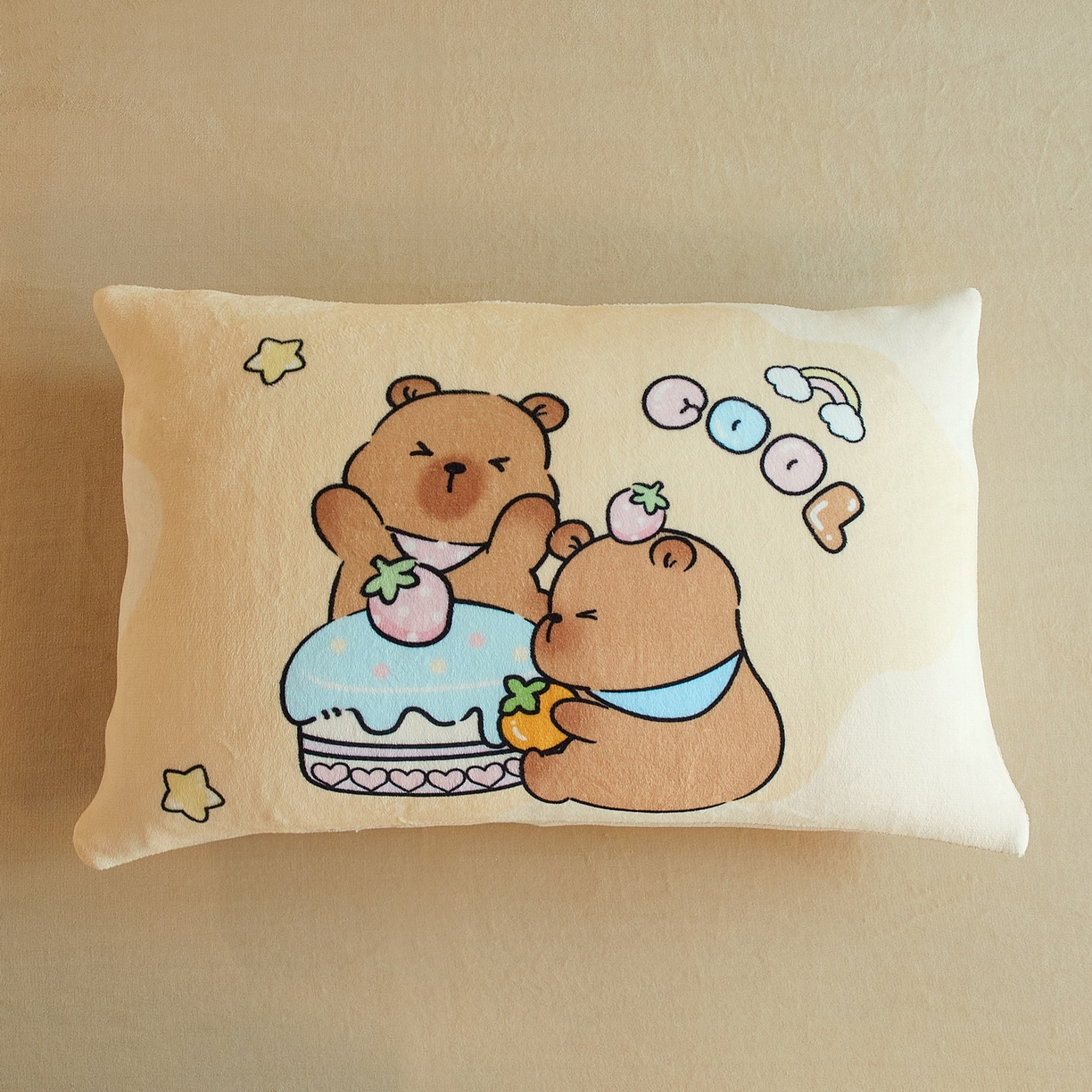 91家纺网 家纺一手货源 找家纺 蘭菲家纺 2025新款卡皮巴拉牛奶绒四件套 爱卡皮