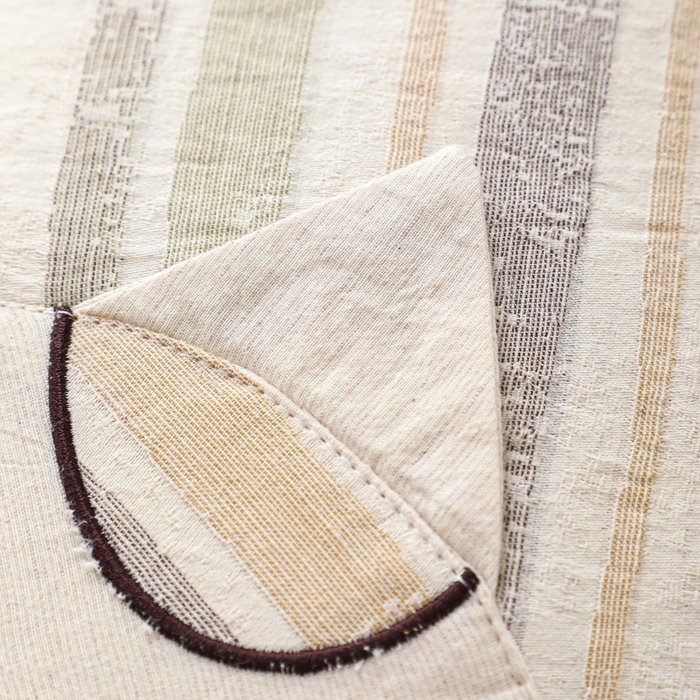 91家纺网 家纺一手货源 找家纺 大熊枕芯 2025新款棉麻可爱猫卡通荞麦枕儿童学生成人枕头 棉麻猫-条纹