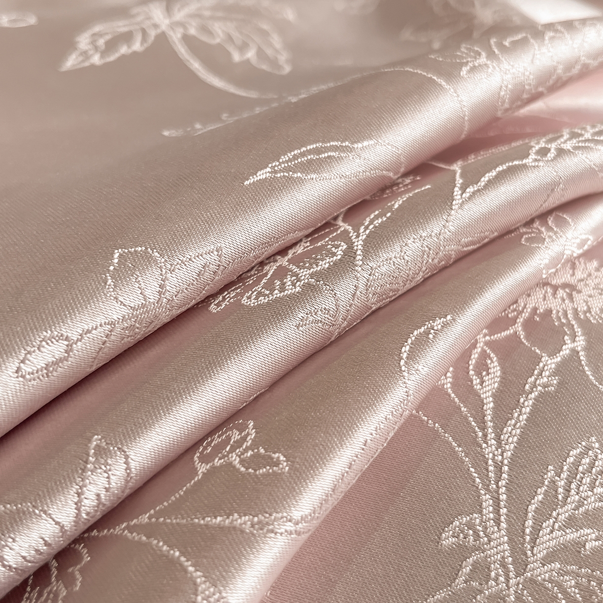 91家纺网 家纺一手货源 找家纺 置顶家纺 2025新款幸卉亲肤提花四件套 幸卉-粉紫