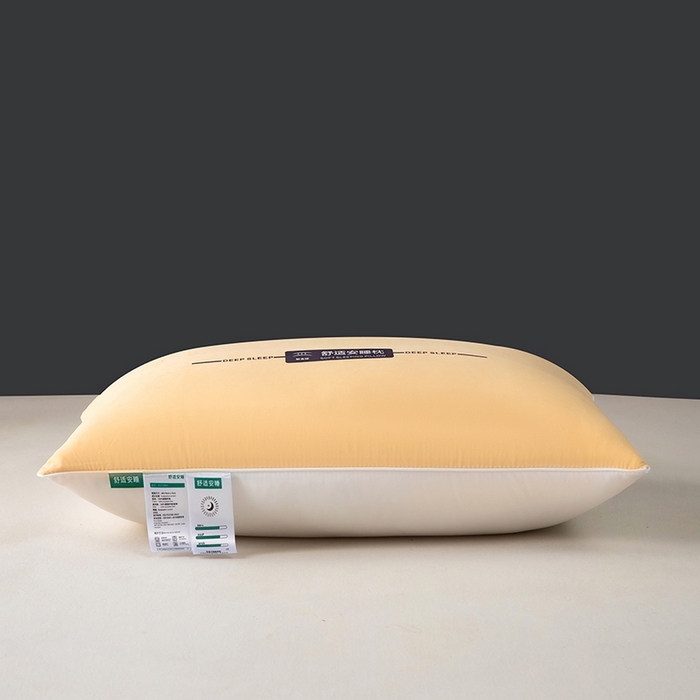 91家纺网 家纺一手货源 找家纺 九州枕芯 2025新款特价舒适安睡枕枕头枕芯 中枕一对装-黄色