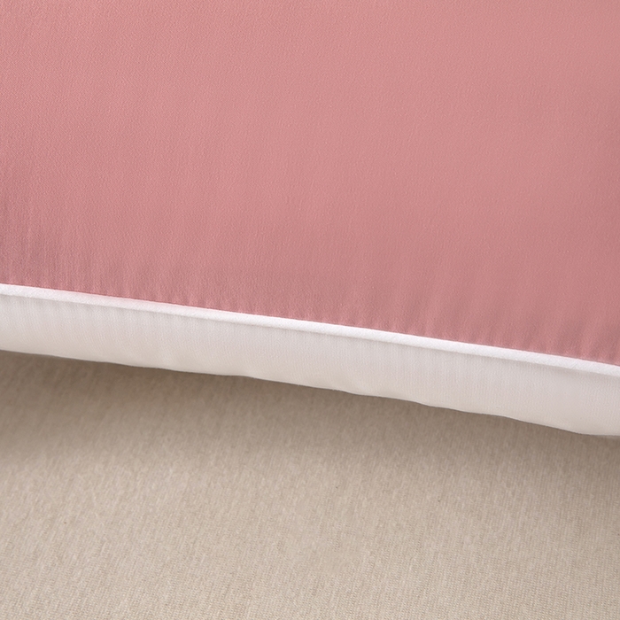 91家纺网 家纺一手货源 找家纺 九州枕芯 2025新款特价舒适安睡枕枕头枕芯 低枕单只-粉色