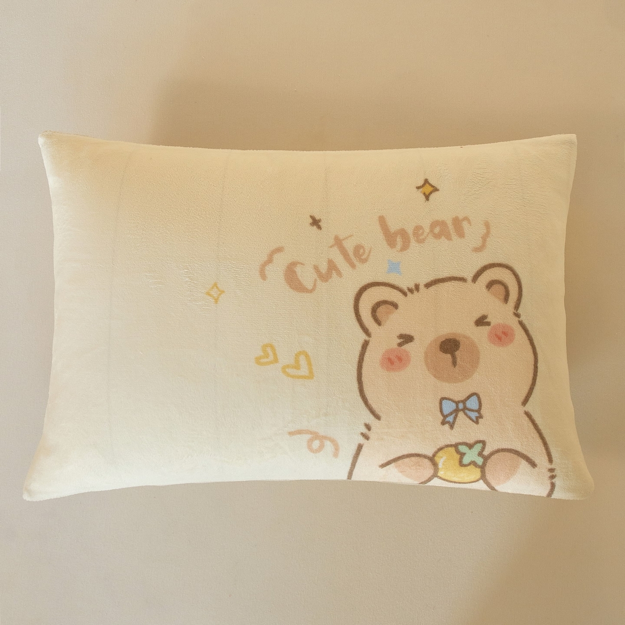 91家纺网 家纺一手货源 找家纺 （总）蘭菲家纺 2025新款卡皮巴拉牛奶绒单枕套 枕套单件