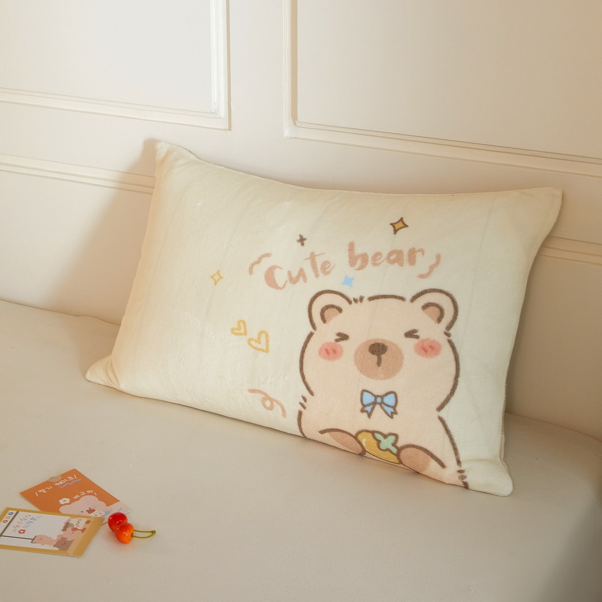 91家纺网 家纺一手货源 找家纺 蘭菲家纺 2025新款卡皮巴拉牛奶绒单枕套 枕套单件 大美豚