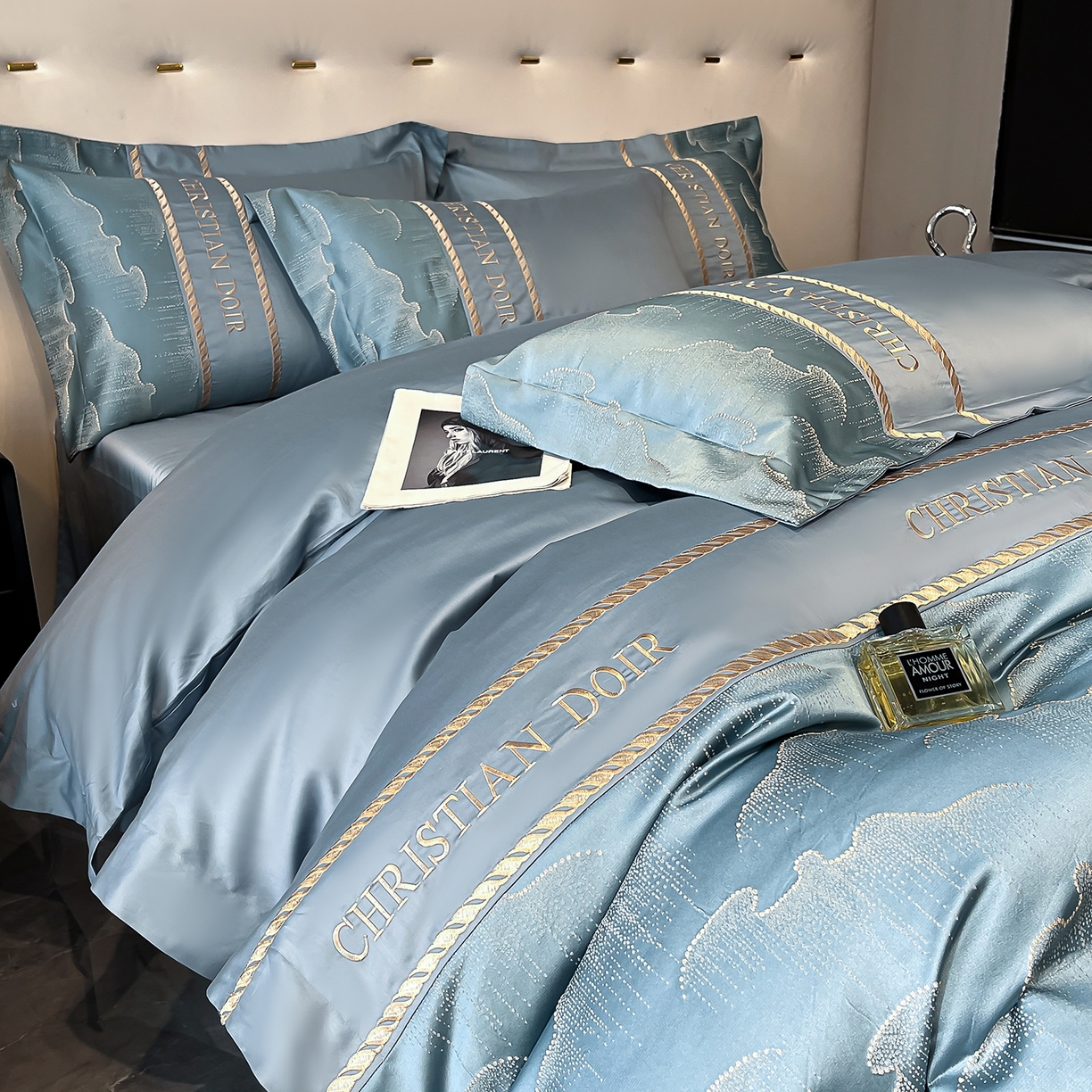 91家纺网 家纺一手货源 找家纺 （总）置顶家纺 2025新款亲肤提花拼接刺绣四件套系列