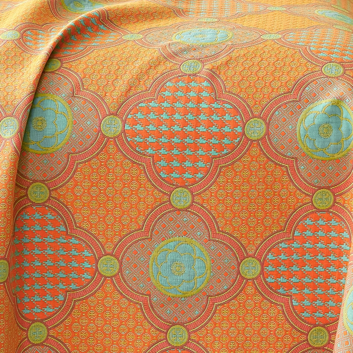 91家纺网 家纺一手货源 找家纺 棠薇家纺 2025新款全棉枕巾夹棉枕巾枕头盖巾彩纱三层纱枕巾 浮光掠影枕巾