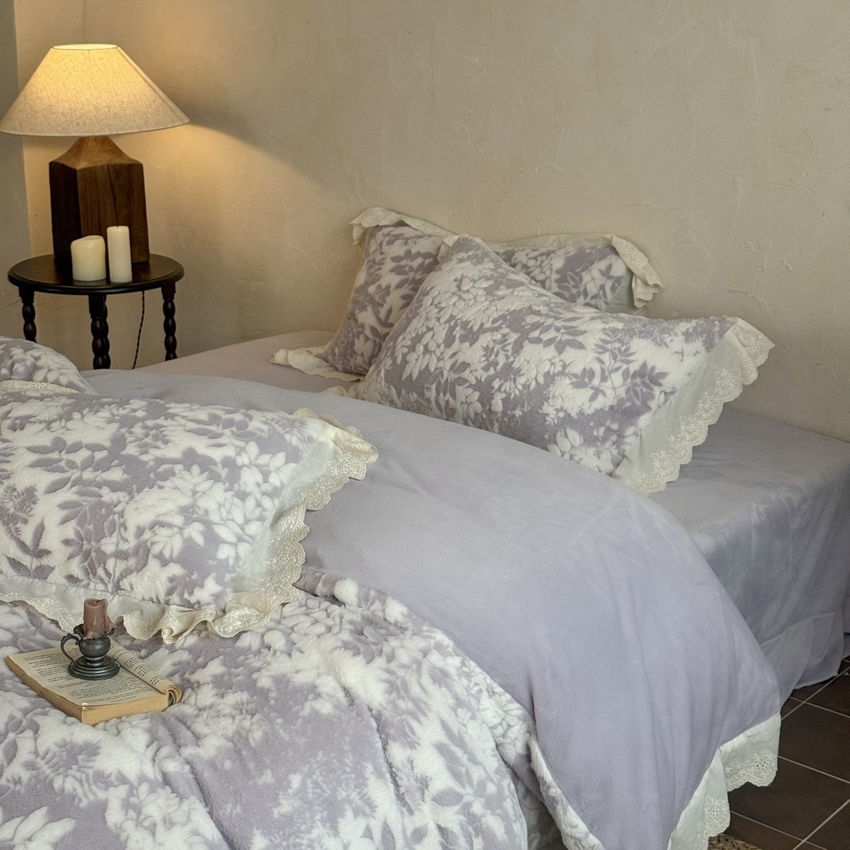 91家纺网 家纺一手货源 找家纺 （总）MIU缪家居 2025新款A版兔毛B版牛奶绒四件套-法芙娜