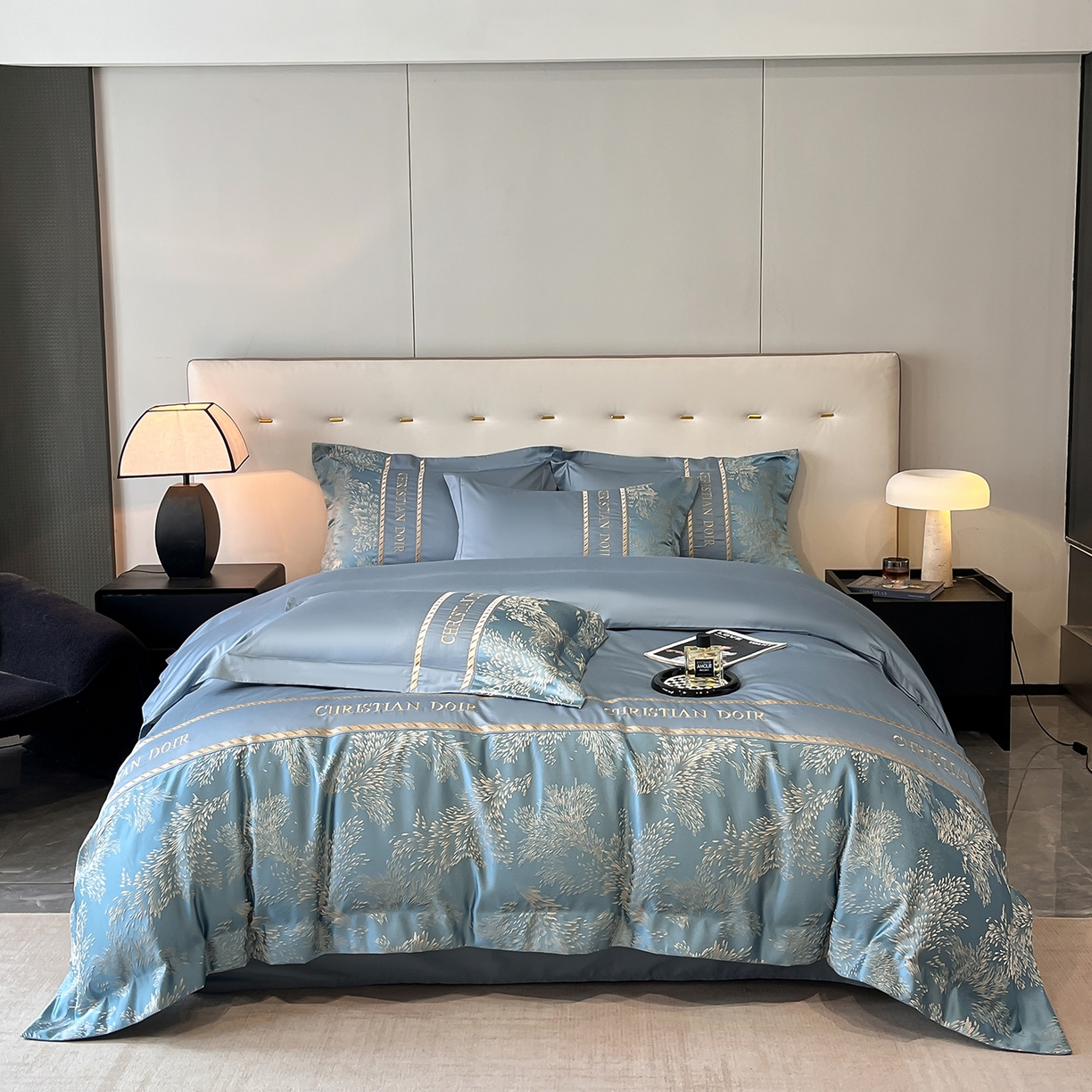 91家纺网 家纺一手货源 找家纺 （总）置顶家纺 2025新款漫芙提花亲肤系列四件套