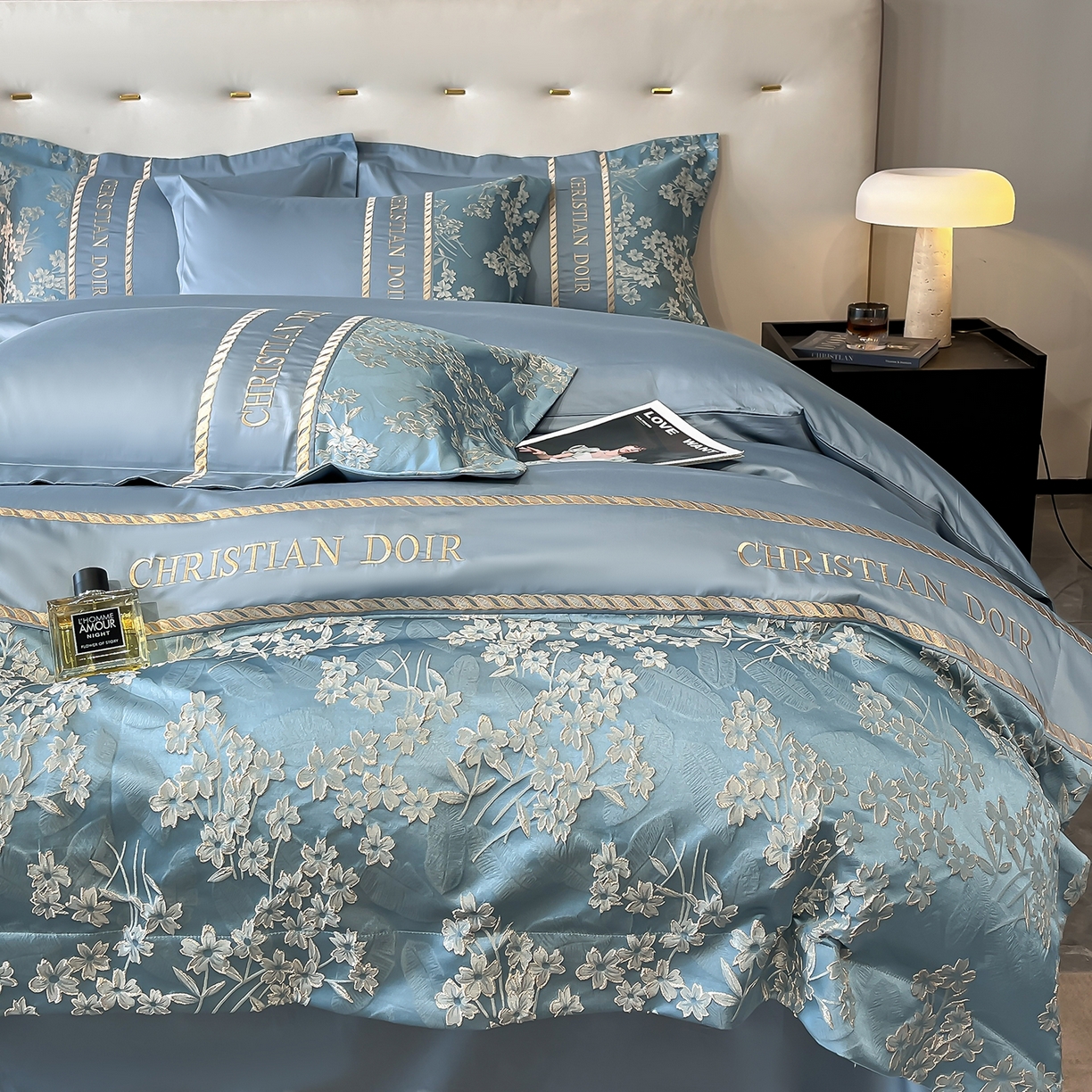 91家纺网 家纺一手货源 找家纺 （总）置顶家纺 2025新款漫芙提花亲肤系列四件套