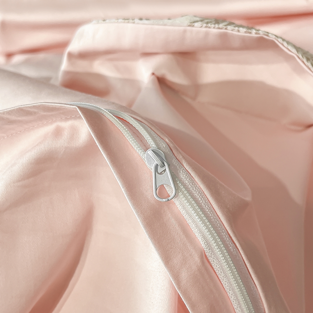 91家纺网 家纺一手货源 找家纺 置顶家纺 2025新款漫芙提花亲肤系列四件套 优尼-玉粉