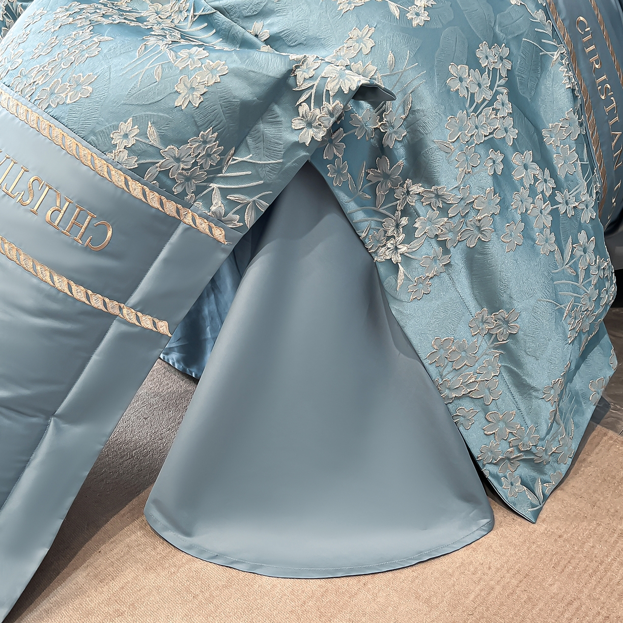 91家纺网 家纺一手货源 找家纺 （总）置顶家纺 2025新款漫芙提花亲肤系列四件套