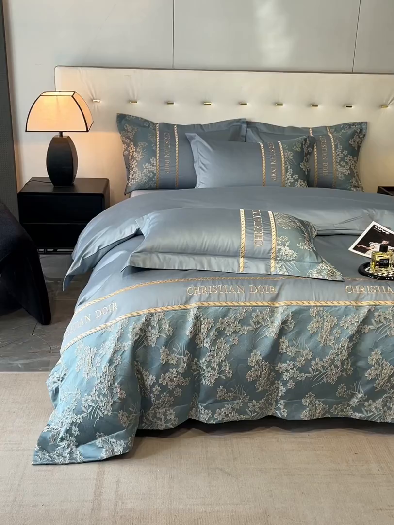 91家纺网 家纺一手货源 找家纺 （总）置顶家纺 2025新款漫芙提花亲肤系列四件套