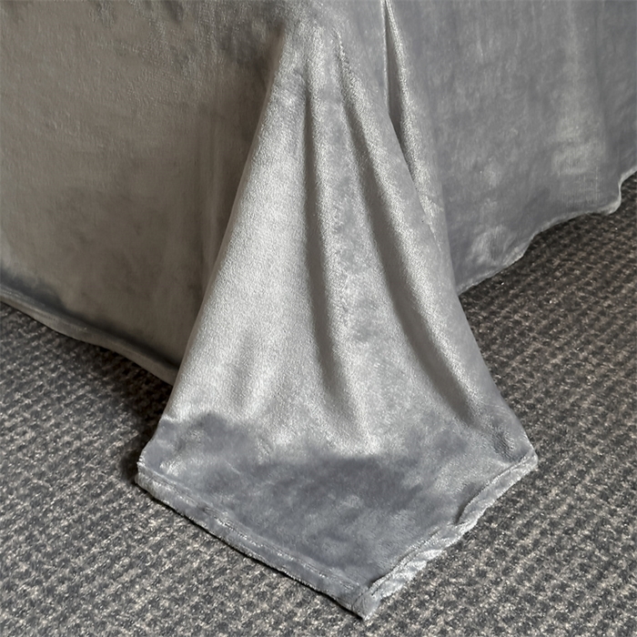 91家纺网 家纺一手货源 找家纺 爱彼家纺 2025冬季新款色织拼色编织提花轻奢牛奶绒四件套-织锦系列 织锦-灰调