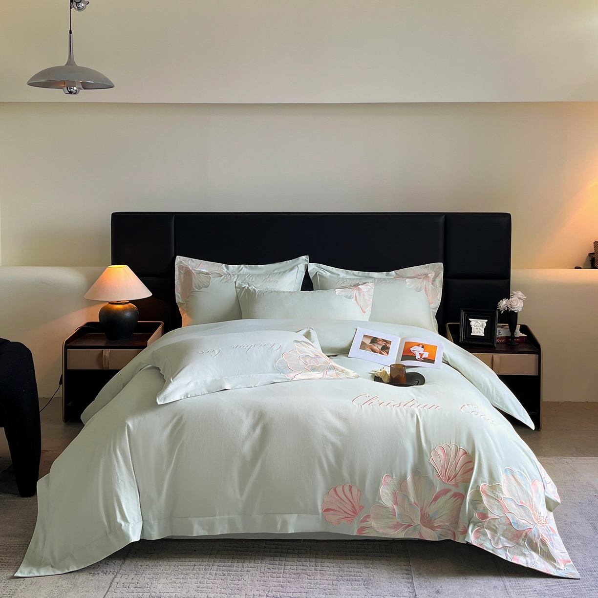 （总）置顶家纺 2025新款COCO小姐加厚磨毛亲肤四件套