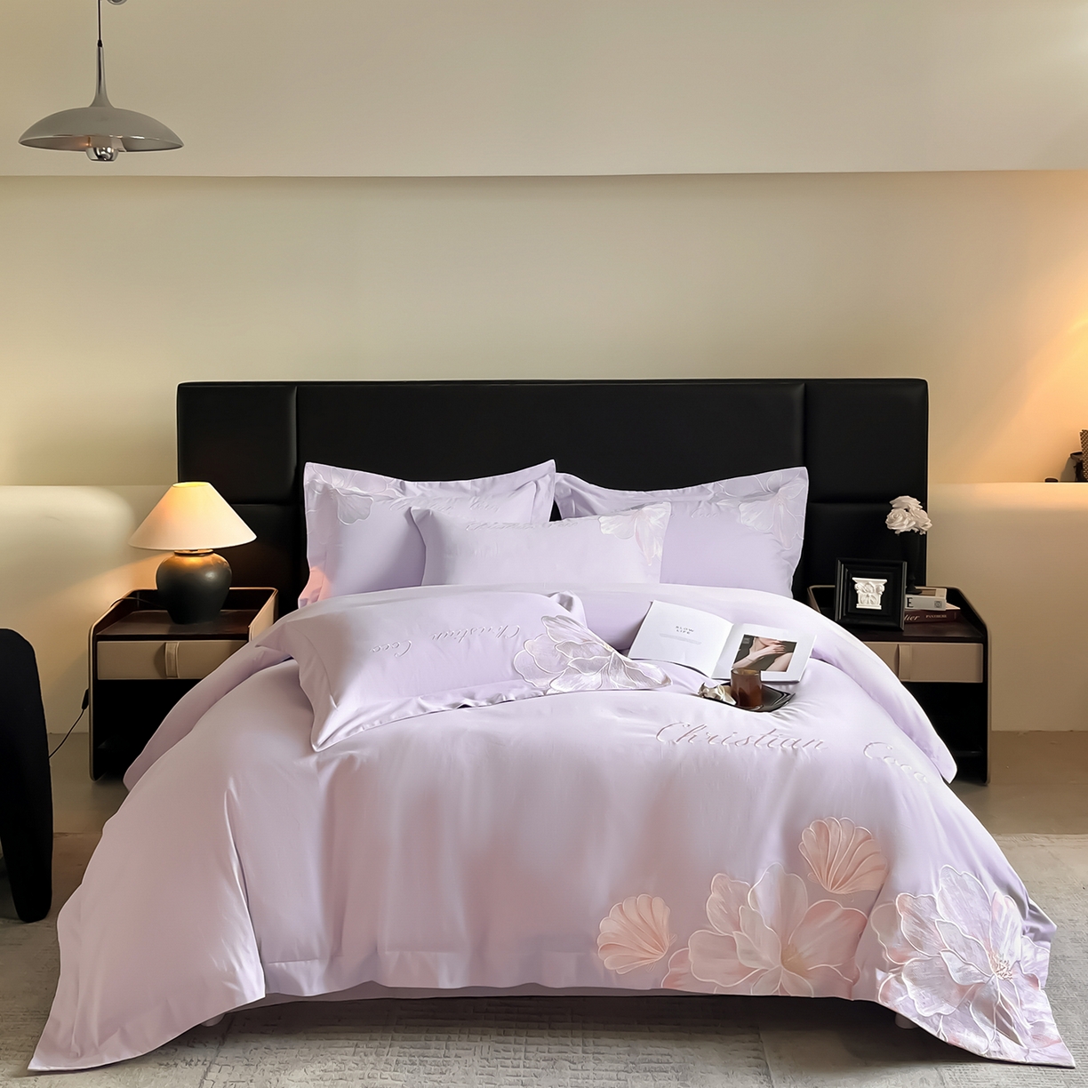 91家纺网 家纺一手货源 找家纺 （总）置顶家纺 2025新款COCO小姐加厚磨毛亲肤四件套