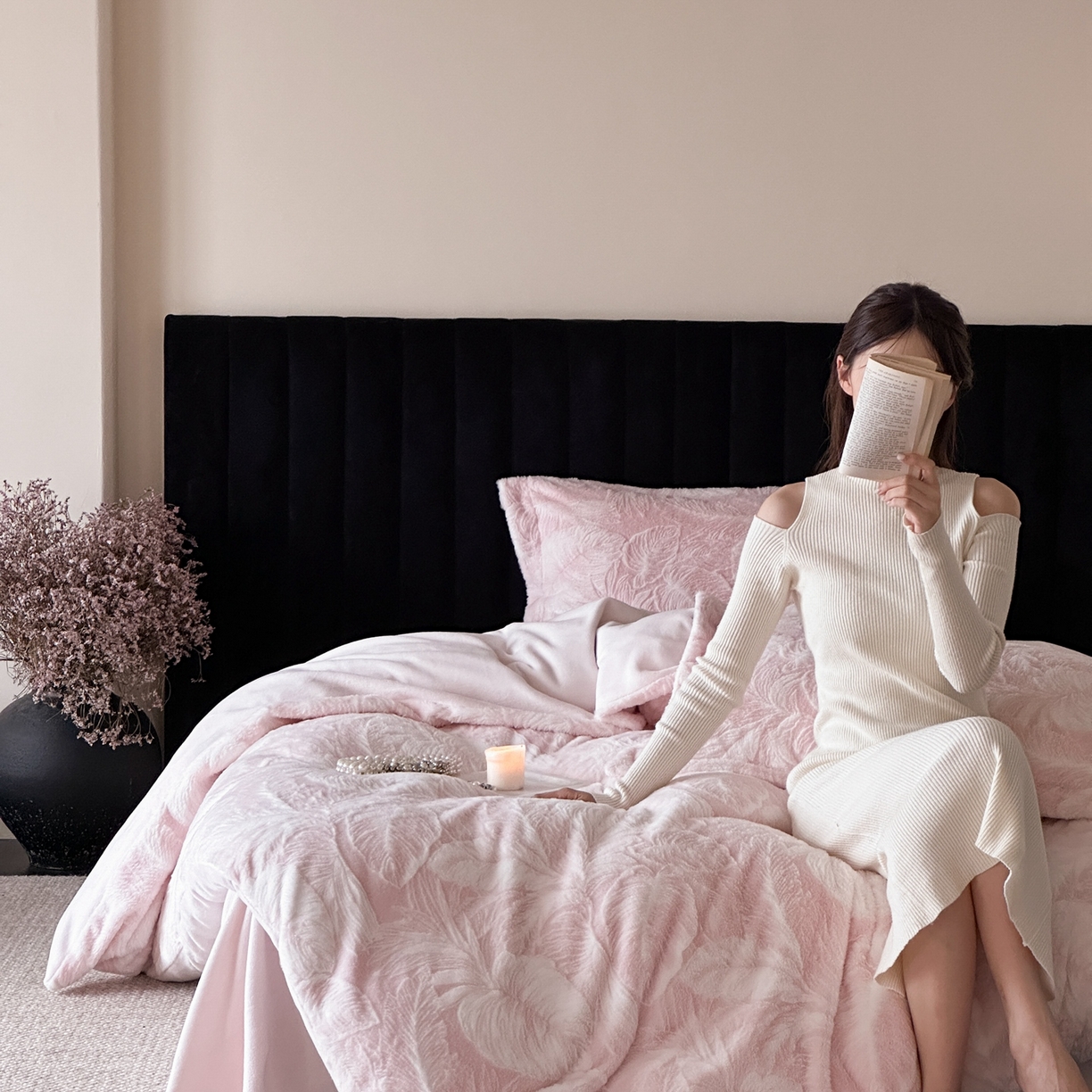 91家纺网 家纺一手货源 找家纺 （总）MIU缪家居 2025新款A版兔毛B版牛奶绒四件套-挪威森林