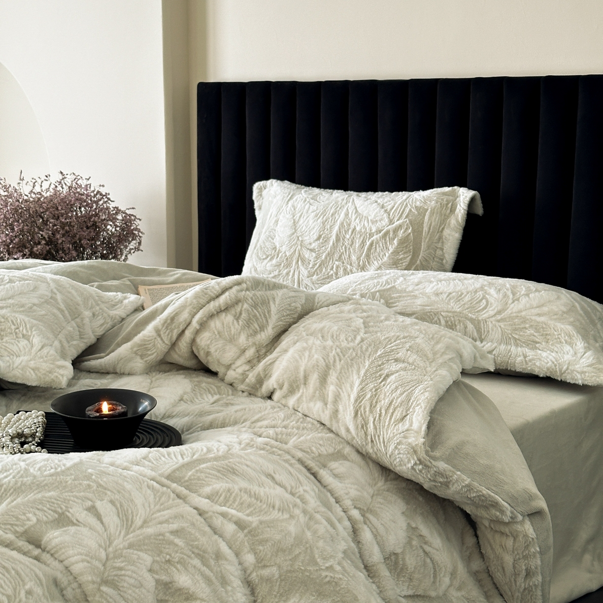 91家纺网 家纺一手货源 找家纺 （总）MIU缪家居 2025新款A版兔毛B版牛奶绒四件套-挪威森林