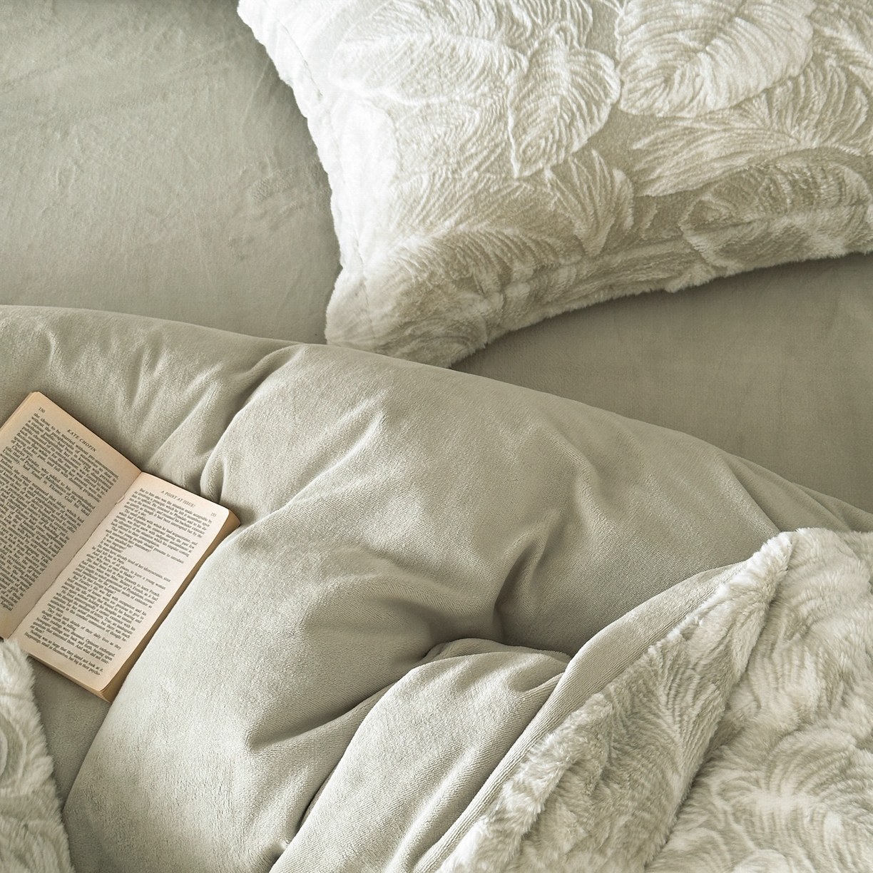 91家纺网 家纺一手货源 找家纺 （总）MIU缪家居 2025新款A版兔毛B版牛奶绒四件套-挪威森林