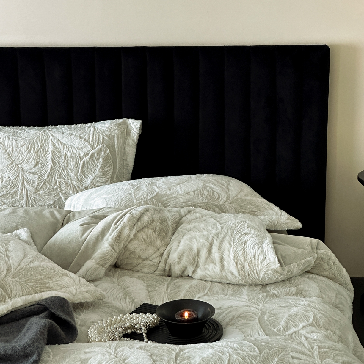 91家纺网 家纺一手货源 找家纺 （总）MIU缪家居 2025新款A版兔毛B版牛奶绒四件套-挪威森林