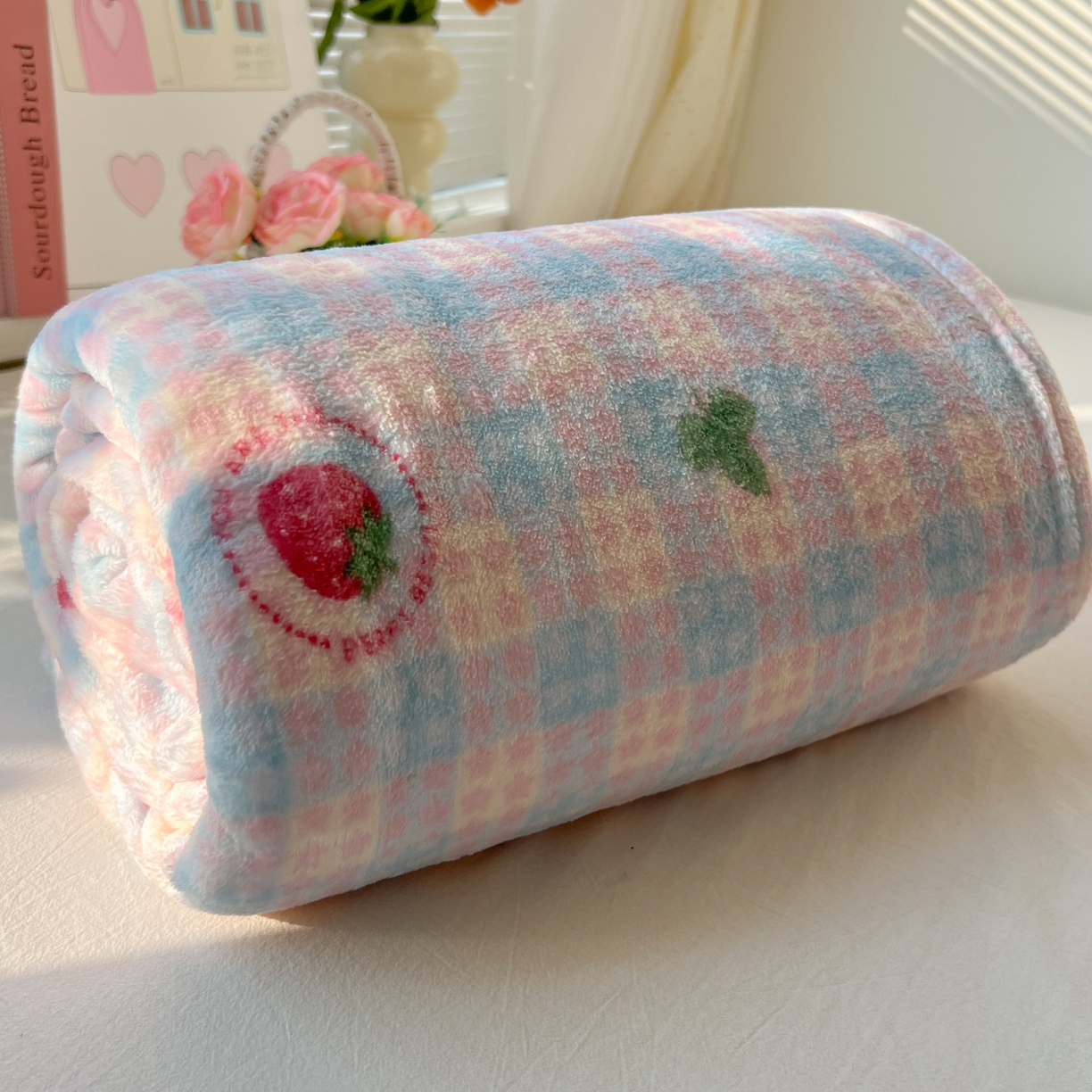 91家纺网 家纺一手货源 找家纺 （总）韩巢家纺 2025新款四季可用牛奶绒多功能毛毯