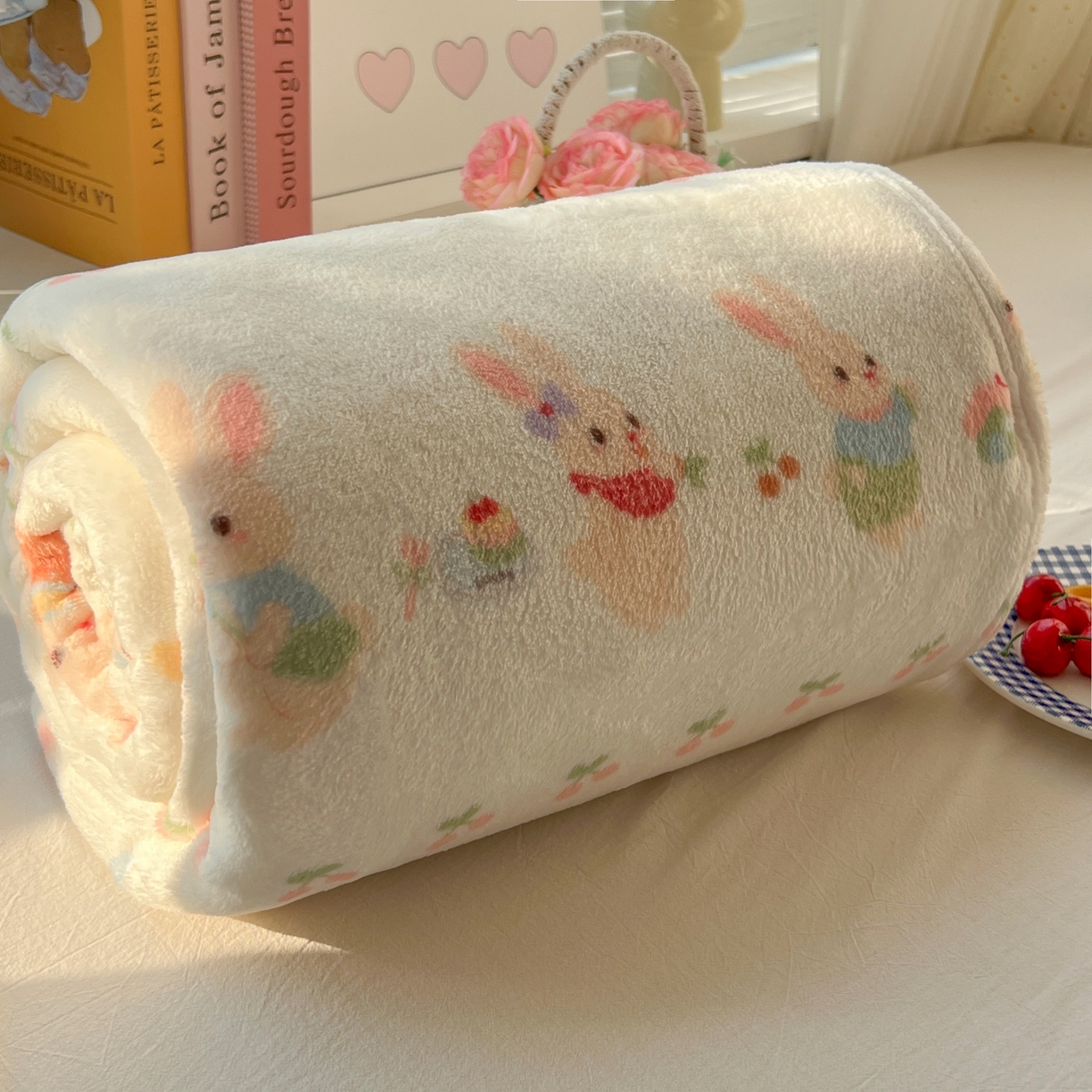 91家纺网 家纺一手货源 找家纺 （总）韩巢家纺 2025新款四季可用牛奶绒多功能毛毯