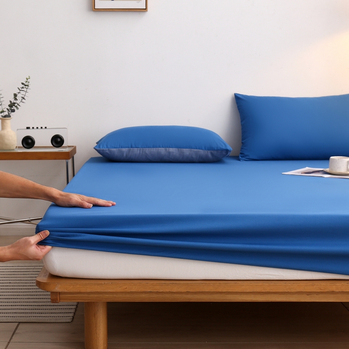 91家纺网 家纺一手货源 找家纺 （总）啊雅家居 2025新款简约单人床笠双人床笠水洗磨毛床笠