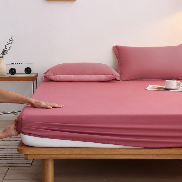 91家纺网 家纺一手货源 找家纺 （总）啊雅家居 2025新款简约单人床笠双人床笠水洗磨毛床笠