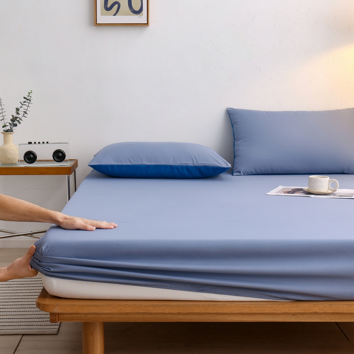 91家纺网 家纺一手货源 找家纺 （总）啊雅家居 2025新款简约单人床笠双人床笠水洗磨毛床笠