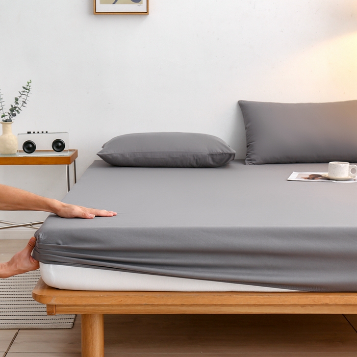 91家纺网 家纺一手货源 找家纺 （总）啊雅家居 2025新款简约单人床笠双人床笠水洗磨毛床笠